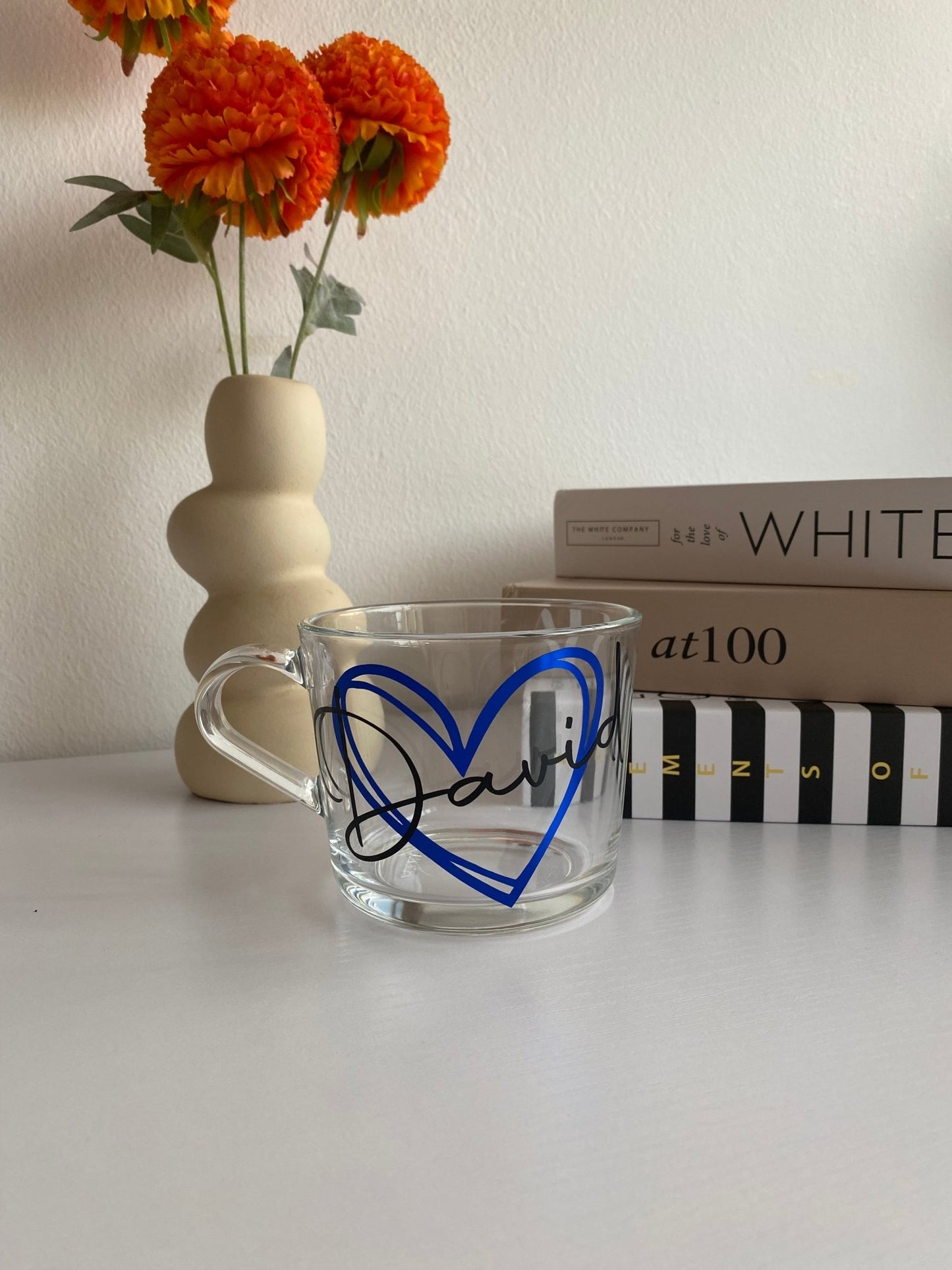 Personalized Glass Coffee & Tea Mug – Custom Latte Mug, Gift for Mom & Dad, Mother's Day, Father's Day, Birthday, Christmas, Hot Chocolate Cup for Her & Him - Urban.Picks