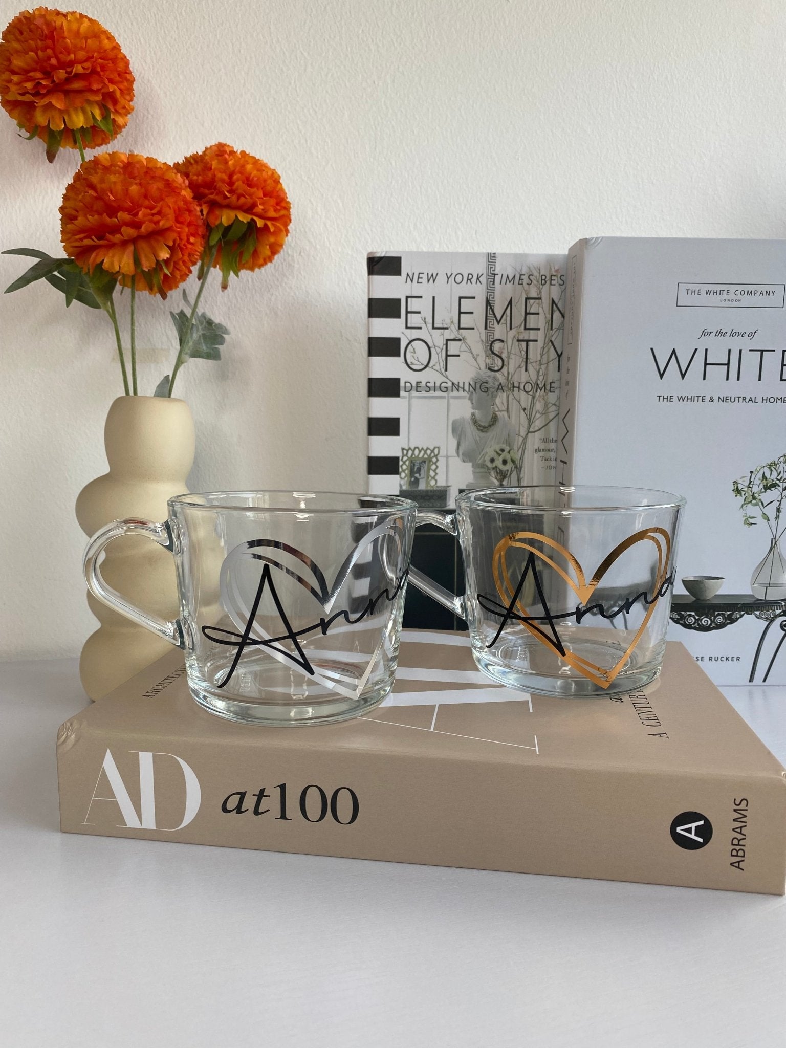 Personalized Glass Coffee & Tea Mug – Custom Latte Mug, Gift for Mom & Dad, Mother's Day, Father's Day, Birthday, Christmas, Hot Chocolate Cup for Her & Him - Urban.Picks