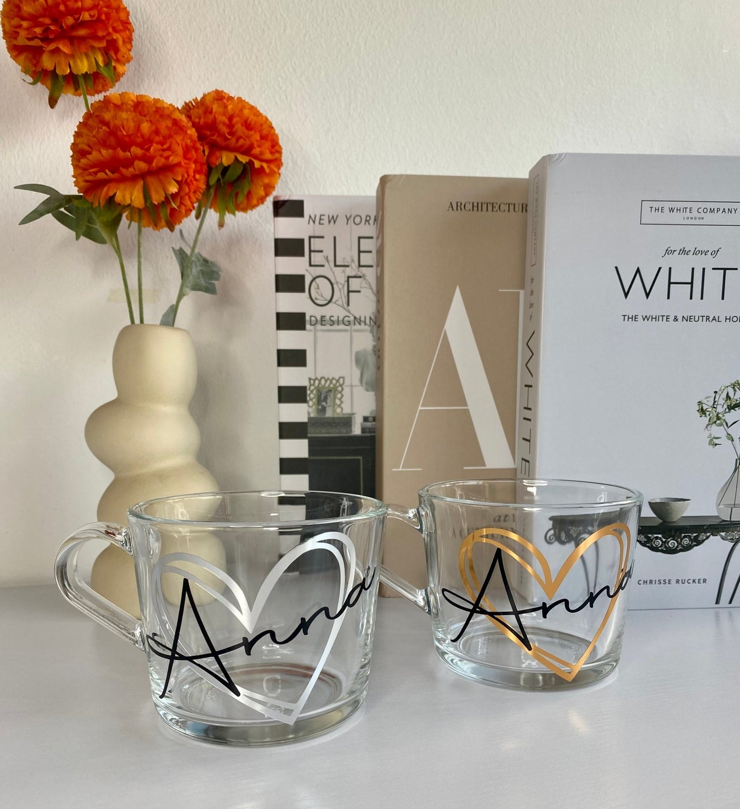 Personalized Glass Coffee & Tea Mug – Custom Latte Mug, Gift for Mom & Dad, Mother's Day, Father's Day, Birthday, Christmas, Hot Chocolate Cup for Her & Him - Urban.Picks