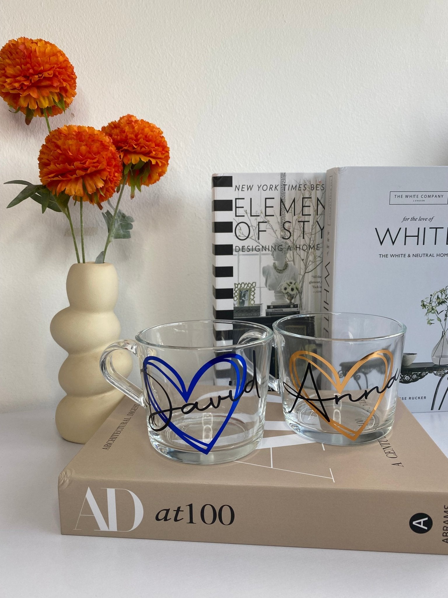 Personalized Glass Coffee & Tea Mug – Custom Latte Mug, Gift for Mom & Dad, Mother's Day, Father's Day, Birthday, Christmas, Hot Chocolate Cup for Her & Him - Urban.Picks