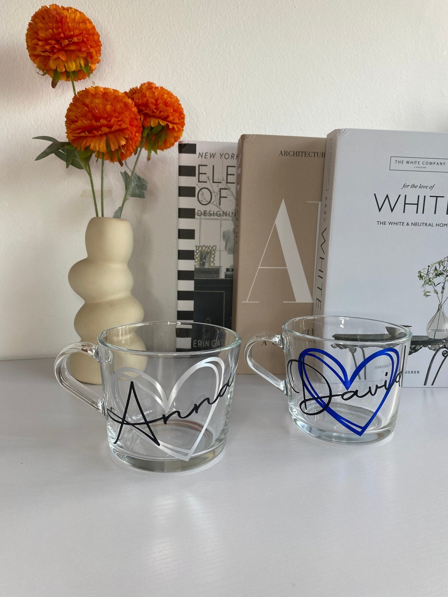 Personalized Glass Coffee & Tea Mug – Custom Latte Mug, Gift for Mom & Dad, Mother's Day, Father's Day, Birthday, Christmas, Hot Chocolate Cup for Her & Him - Urban.Picks