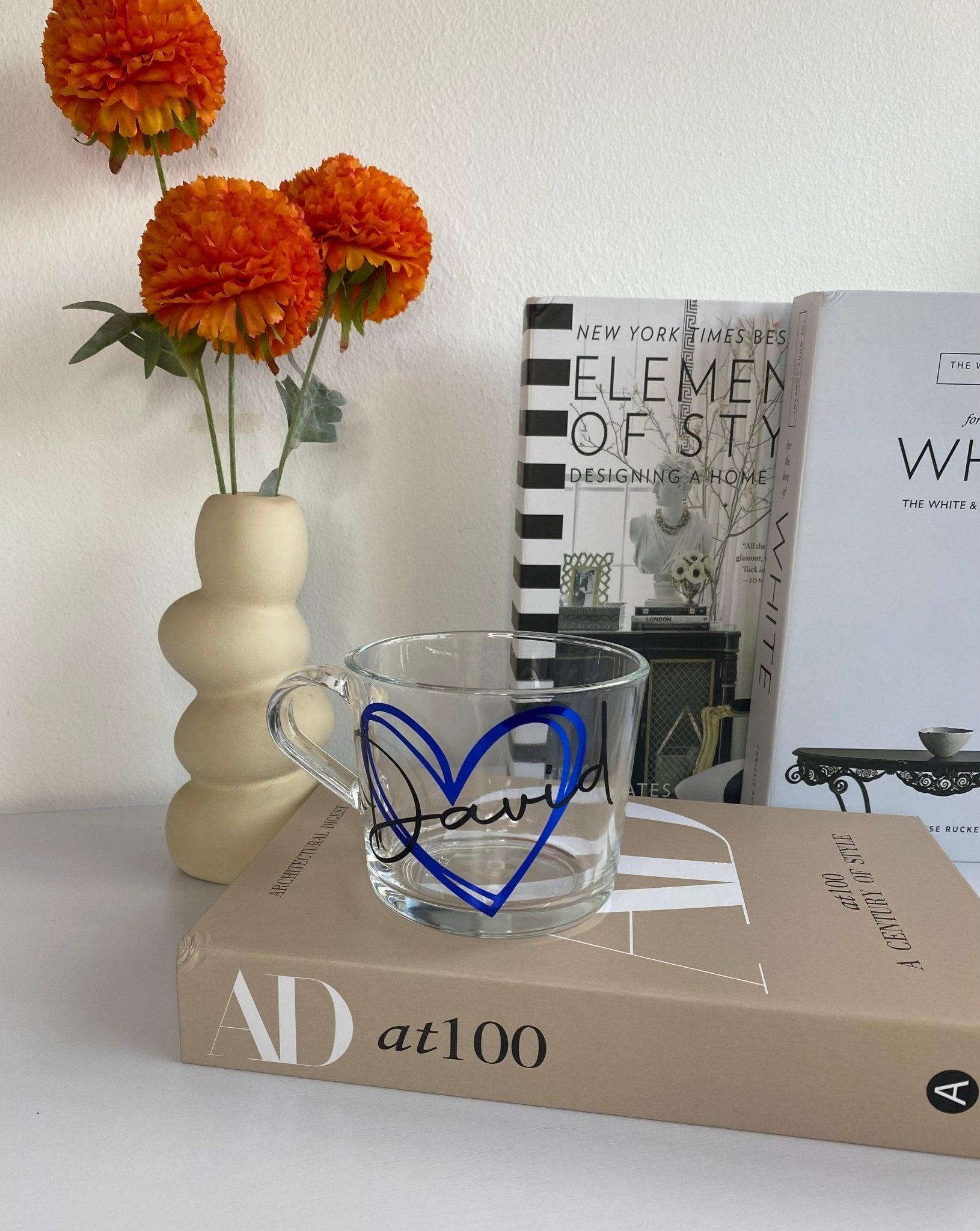 Personalized Glass Coffee & Tea Mug – Custom Latte Mug, Gift for Mom & Dad, Mother's Day, Father's Day, Birthday, Christmas, Hot Chocolate Cup for Her & Him - Urban.Picks